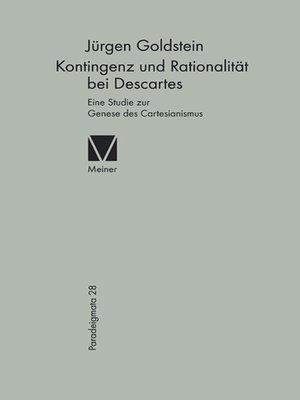 cover image of Kontingenz und Rationalität bei Descartes